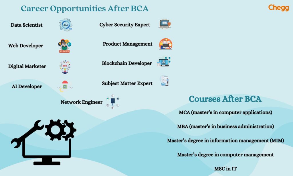 career path and courses after bca