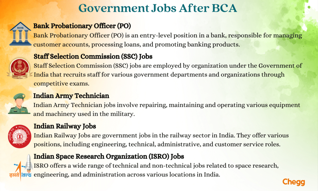 government jobs after BCA