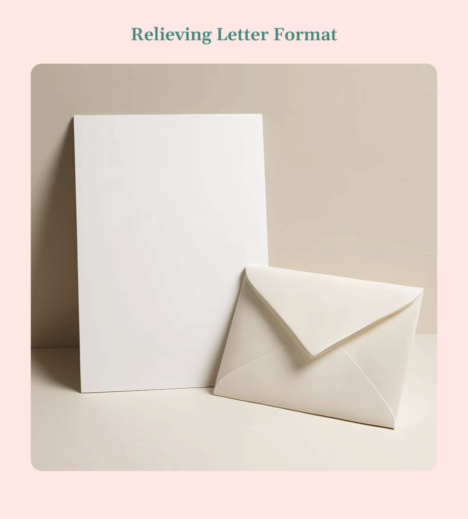 relieving letter format