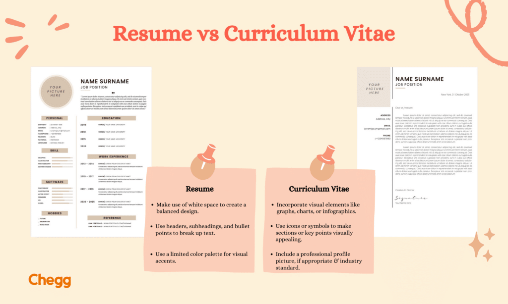 difference between resume and cv