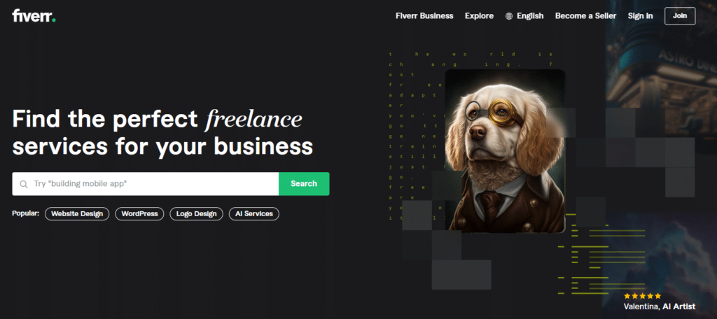 Fiverr- Best Websites for Freelancers