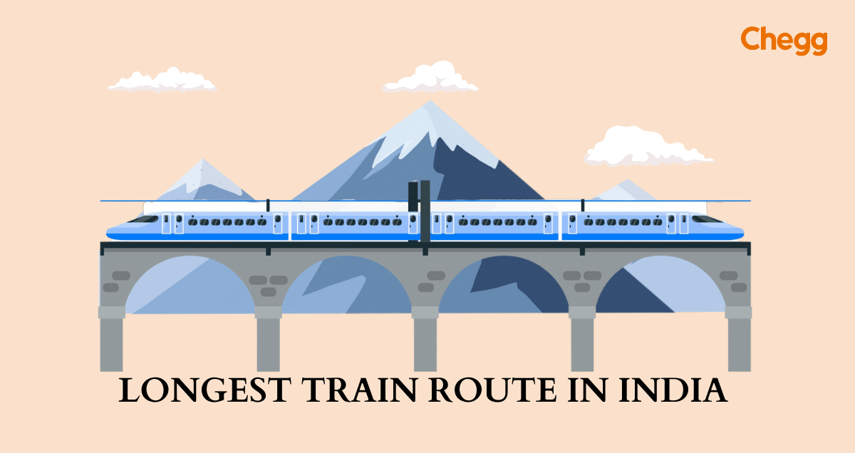 longest train route in india