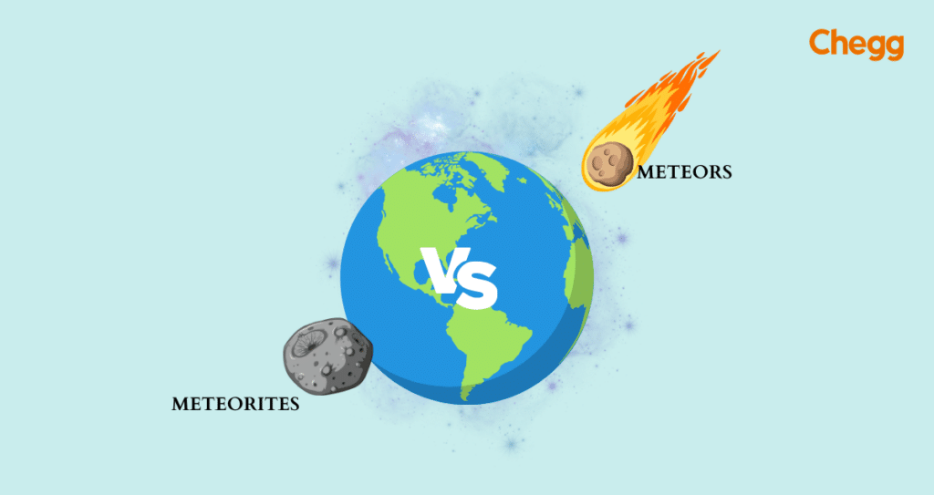 difference between meteors and meteorites