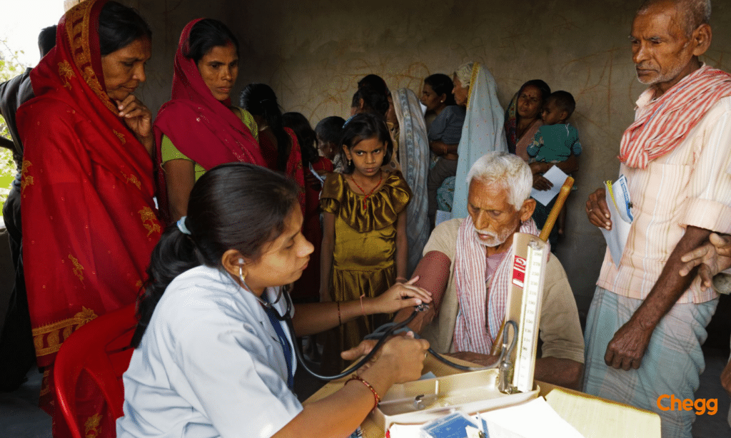 A community health centre in India