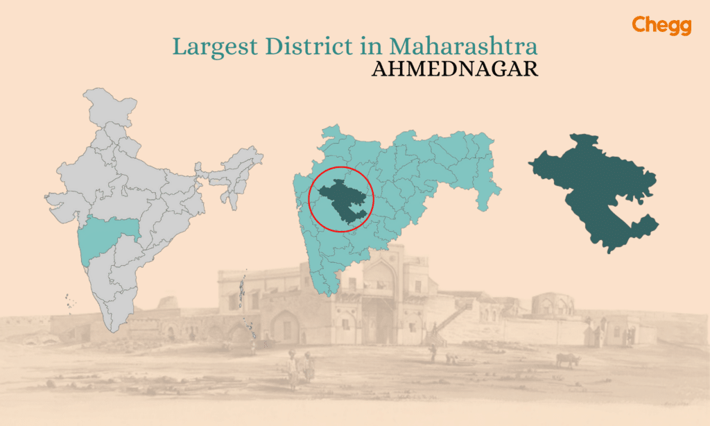 Ahmednagar, largest district of Maharashtra