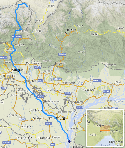 तीस्ता नदी