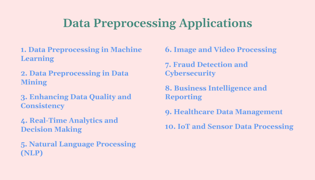 data preprocessing